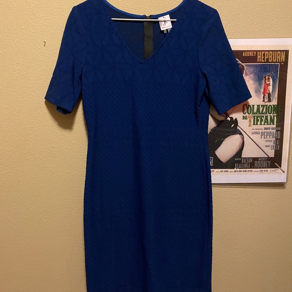 Julia Jordan Blue and Black Dress